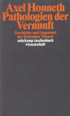 Honneth |  Pathologie der Vernunft | Buch |  Sack Fachmedien