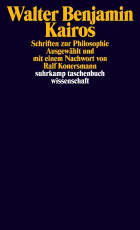 Benjamin / Konersmann |  Kairos | Buch |  Sack Fachmedien