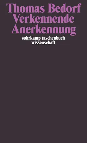 Bedorf |  Verkennende Anerkennung | Buch |  Sack Fachmedien