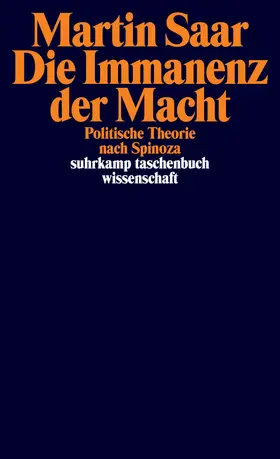 Saar |  Die Immanenz der Macht | Buch |  Sack Fachmedien
