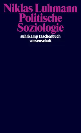 Luhmann / Kieserling |  Politische Soziologie | Buch |  Sack Fachmedien