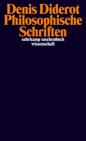 Diderot / Becker |  Philosophische Schriften | Buch |  Sack Fachmedien