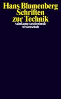 Blumenberg / Schmitz / Stiegler |  Schriften zur Technik | Buch |  Sack Fachmedien