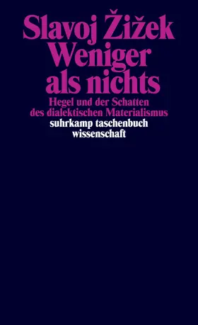 Zizek / Žižek |  Weniger als nichts | Buch |  Sack Fachmedien