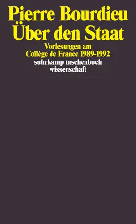 Bourdieu |  Über den Staat | Buch |  Sack Fachmedien