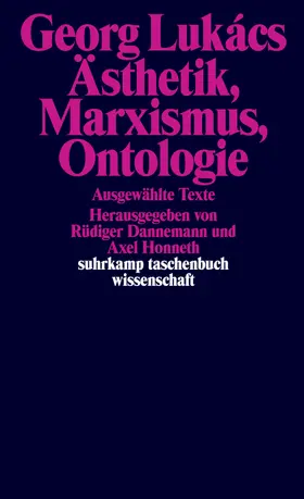 Lukács / Dannemann / Honneth |  Ästhetik, Marxismus, Ontologie | Buch |  Sack Fachmedien
