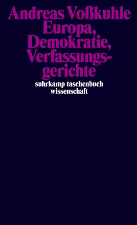 Voßkuhle |  Europa, Demokratie, Verfassungsgerichte | Buch |  Sack Fachmedien