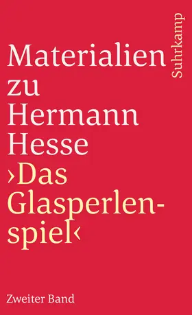 Michels |  Materialien zu Hermann Hesses »Das Glasperlenspiel« | Buch |  Sack Fachmedien