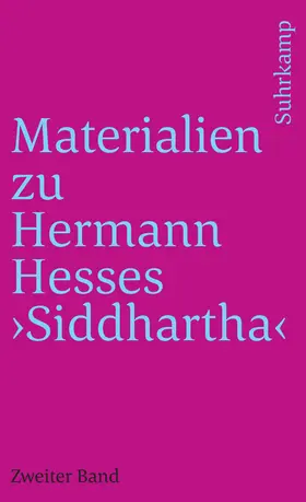 Michels |  Materialien zu Hermann Hesses »Siddhartha« | Buch |  Sack Fachmedien