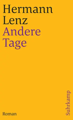 Lenz |  Andere Tage | Buch |  Sack Fachmedien