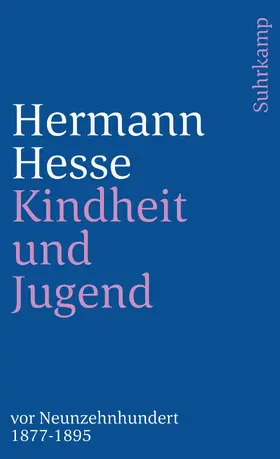 Hesse | Kindheit und Jugend vor Neunzehnhundert 1 | Buch | 978-3-518-37502-0 | sack.de