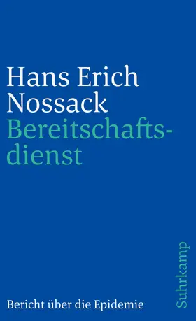 Nossack |  Bereitschaftsdienst | Buch |  Sack Fachmedien