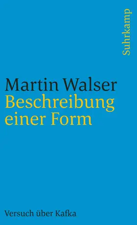 Walser |  Beschreibung einer Form | Buch |  Sack Fachmedien