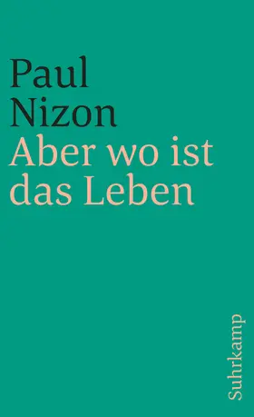 Nizon |  Aber wo ist das Leben | Buch |  Sack Fachmedien