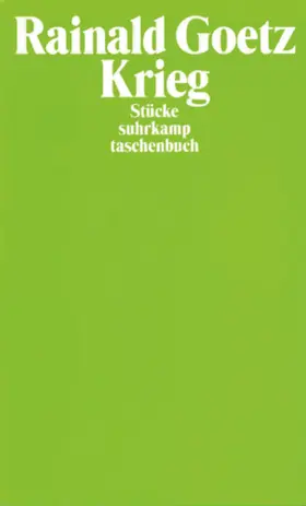 Goetz |  Krieg | Buch |  Sack Fachmedien