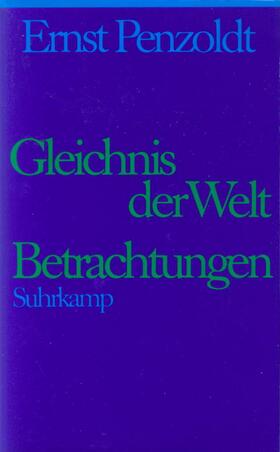 Penzoldt / Michels | Gleichnis der Welt | Buch | 978-3-518-40467-6 | sack.de