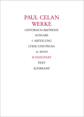Bücher / Celan |  Schneepart | Buch |  Sack Fachmedien