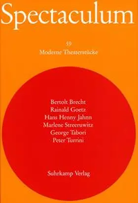 Spectaculum. Sechs moderne Theaterstücke | Buch | 978-3-518-40700-4 | sack.de