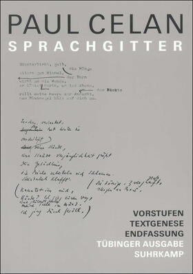 Celan / Wertheimer | Sprachgitter | Buch | 978-3-518-40739-4 | sack.de