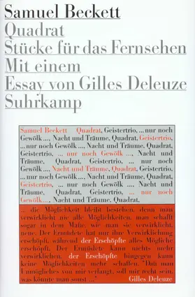 Beckett |  Quadrat, Geister-Trio, ... nur noch Gewölk ..., Nacht und Träume | Buch |  Sack Fachmedien