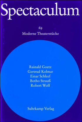 Goetz / Kolmar / Schleef |  Spectaculum. Fünf moderne Theaterstücke und Materialien | Buch |  Sack Fachmedien