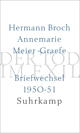 Broch / Meier-Graefe / Lützeler |  Der Tod im Exil | Buch |  Sack Fachmedien