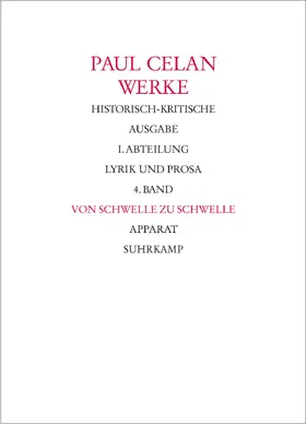 Celan / Gehle |  Von Schwelle zu Schwelle | Buch |  Sack Fachmedien