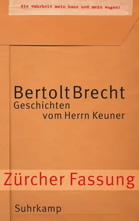 Brecht / Wizisla |  Geschichten vom Herrn Keuner | Buch |  Sack Fachmedien