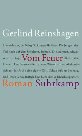 Reinshagen |  Vom Feuer | Buch |  Sack Fachmedien