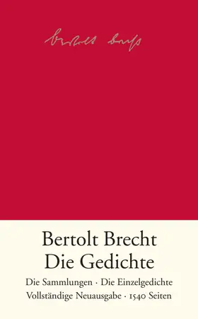 Brecht / Knopf |  Die Gedichte | Buch |  Sack Fachmedien