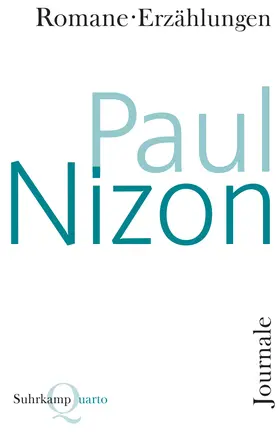 Nizon |  Romane, Erzählungen, Journale | Buch |  Sack Fachmedien