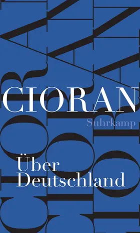 Cioran |  Über Deutschland | Buch |  Sack Fachmedien