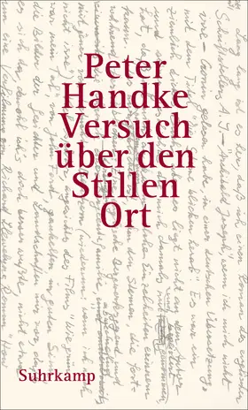Handke | Versuch über den Stillen Ort | Buch | 978-3-518-42317-2 | www.sack.de