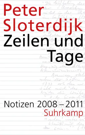 Sloterdijk |  Zeilen und Tage 01 | Buch |  Sack Fachmedien