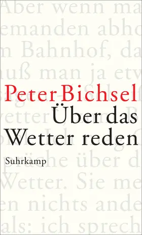Bichsel |  Über das Wetter reden | Buch |  Sack Fachmedien