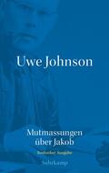 Johnson / Köhler / Gillett |  Uwe Johnson - Mutmassungen über Jakob | Buch |  Sack Fachmedien