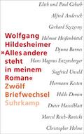 Hildesheimer / Braese |  »Alles andere steht in meinem Roman« | Buch |  Sack Fachmedien