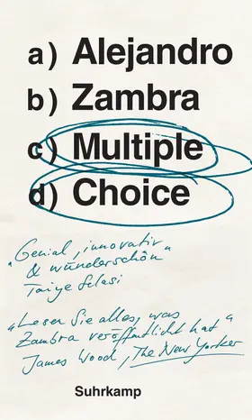 Zambra | Multiple Choice | Buch | 978-3-518-42831-3 | www.sack.de