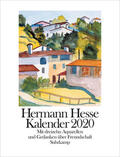 Hesse |  Hermann Hesse Kalender 2020 | Sonstiges |  Sack Fachmedien