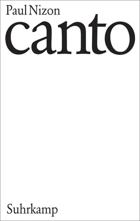 Nizon | Canto | Buch | 978-3-518-42904-4 | www.sack.de
