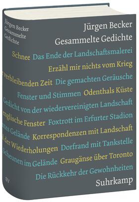 Becker / Poschmann | Gesammelte Gedichte | Buch | 978-3-518-43044-6 | sack.de