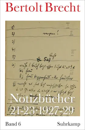 Brecht / Kölbel / Villwock |  Notizbücher 21-23 | Buch |  Sack Fachmedien