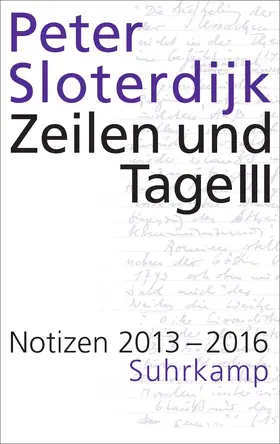 Sloterdijk |  Zeilen und Tage III | Buch |  Sack Fachmedien