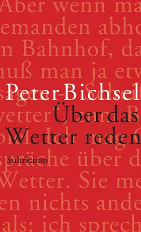 Bichsel |  Über das Wetter reden | Buch |  Sack Fachmedien