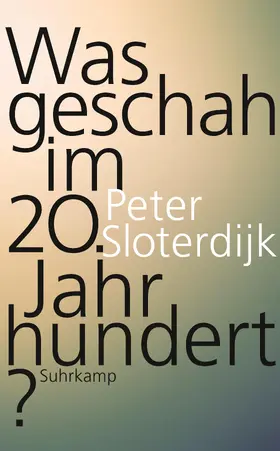 Sloterdijk |  Was geschah im 20. Jahrhundert? | Buch |  Sack Fachmedien