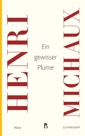 Michaux |  Ein gewisser Plume | Buch |  Sack Fachmedien