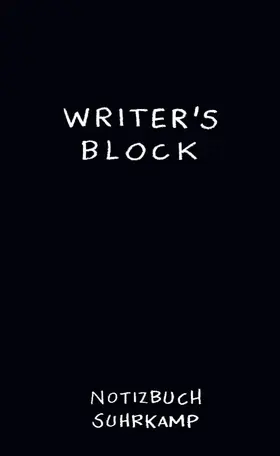  Notizbuch 'Writer's Block' | Buch |  Sack Fachmedien