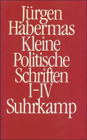 Habermas |  Kleine politische Schriften I/IV (Ln) | Buch |  Sack Fachmedien