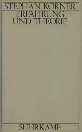 Körner |  Erfahrung und Theorie | Buch |  Sack Fachmedien