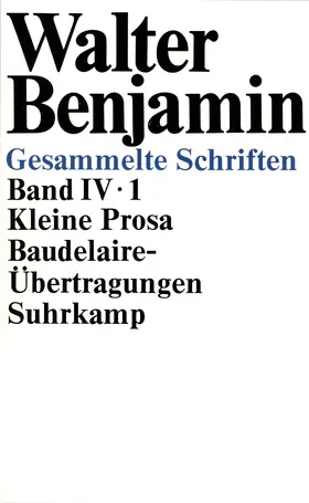 Benjamin / Rexroth / Tiedemann |  Gesammelte Schriften | Buch |  Sack Fachmedien